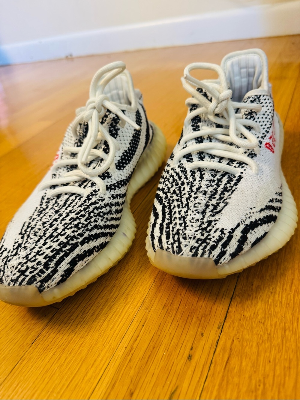 adidas Yeezy Boost 350 V2 Zebra CP9654 Size 6.5 Authentic Verified